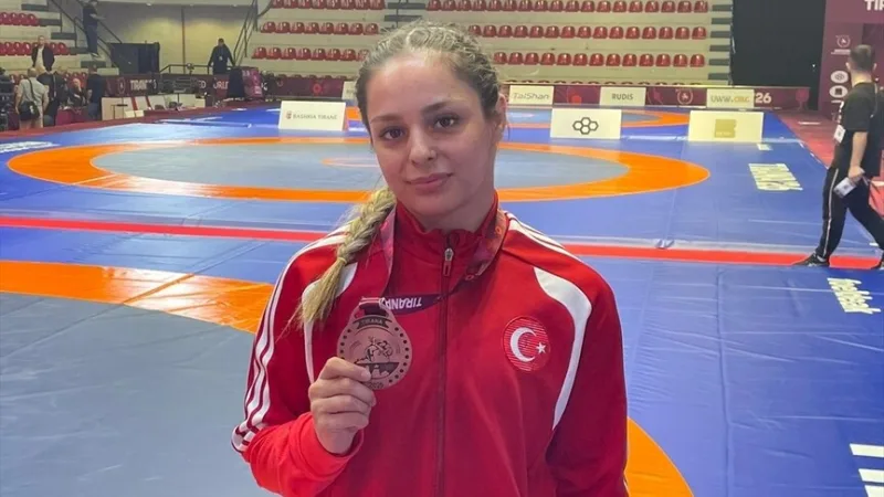 Tuba Demir, a nemzeti birkózó, harmadik lett az Európa-bajnokságon